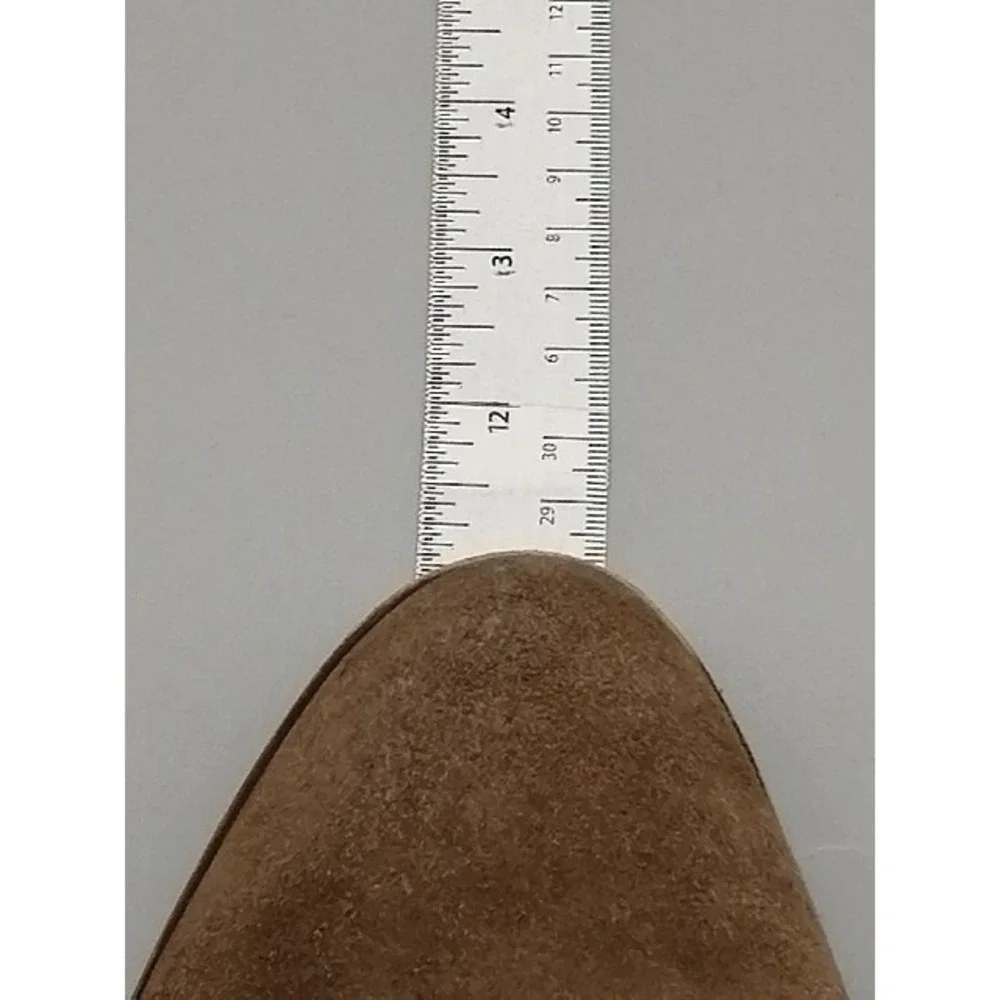 Lucky Brand Boots Womens Basel Brown 10 Ankle Bootie Shoes Suede Side Zip